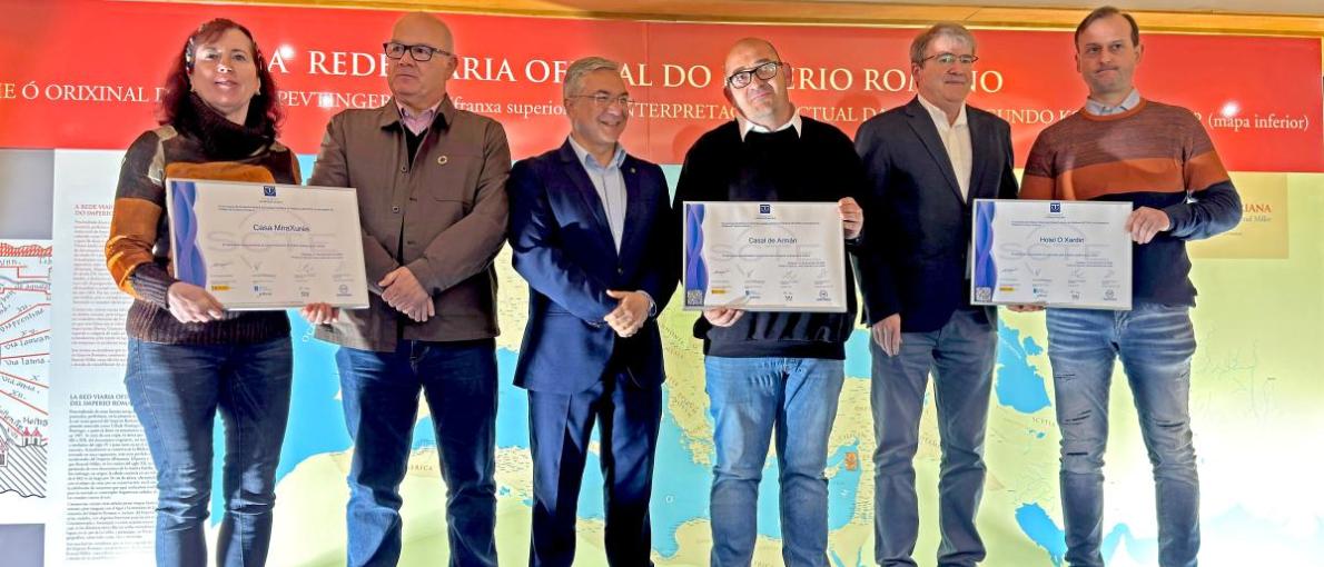  A Xunta destaca o compromiso coa excelencia turística a 47 empresas e servizos ourensás co distintivo de calidade SICTED 