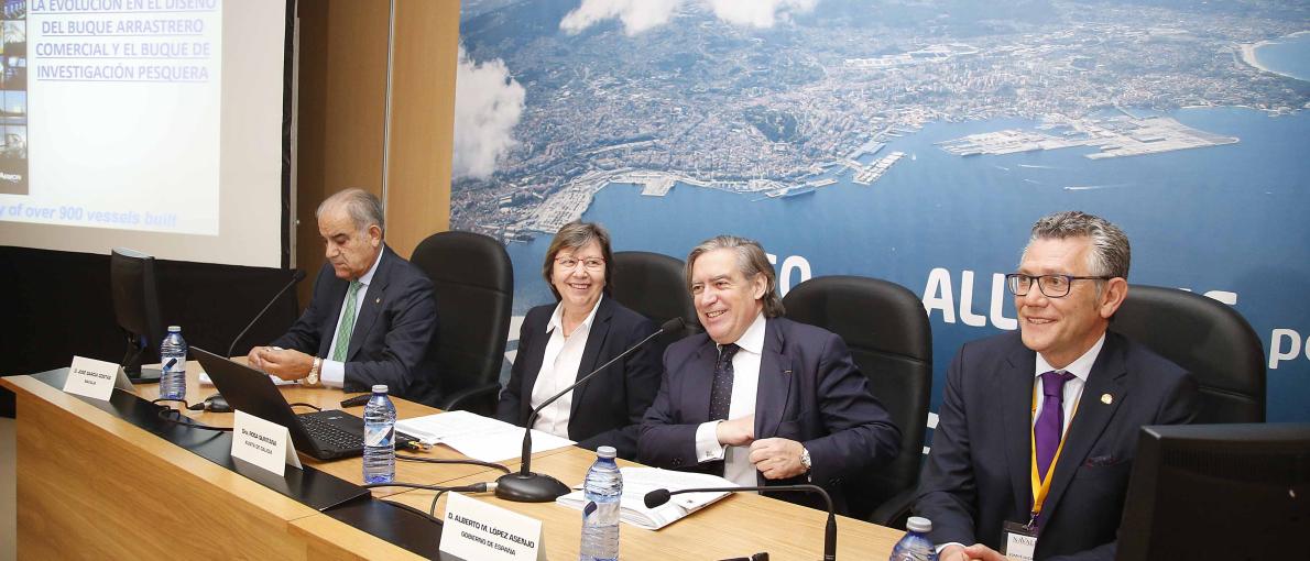 A conselleira do Mar inaugurou a mesa de debate Construción de buques pesqueiros 4.0, enmarcada nas xornadas técnicas da feira Navalia 2018