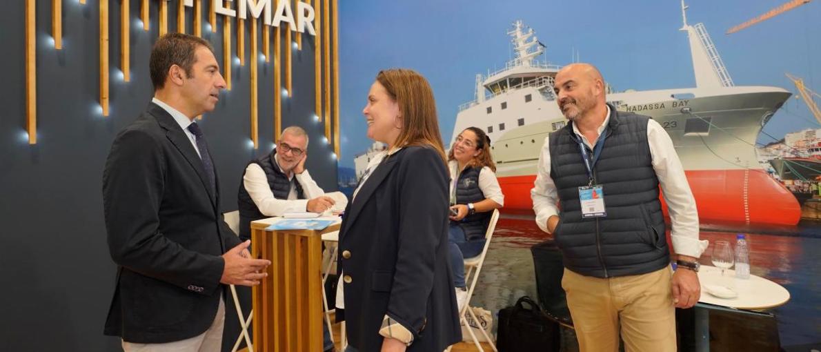 Alfonso Villares destaca o apoio da Xunta á potencia exportadora da cadea mar-industria galega con preto de 4,7 millóns de euros no 2024