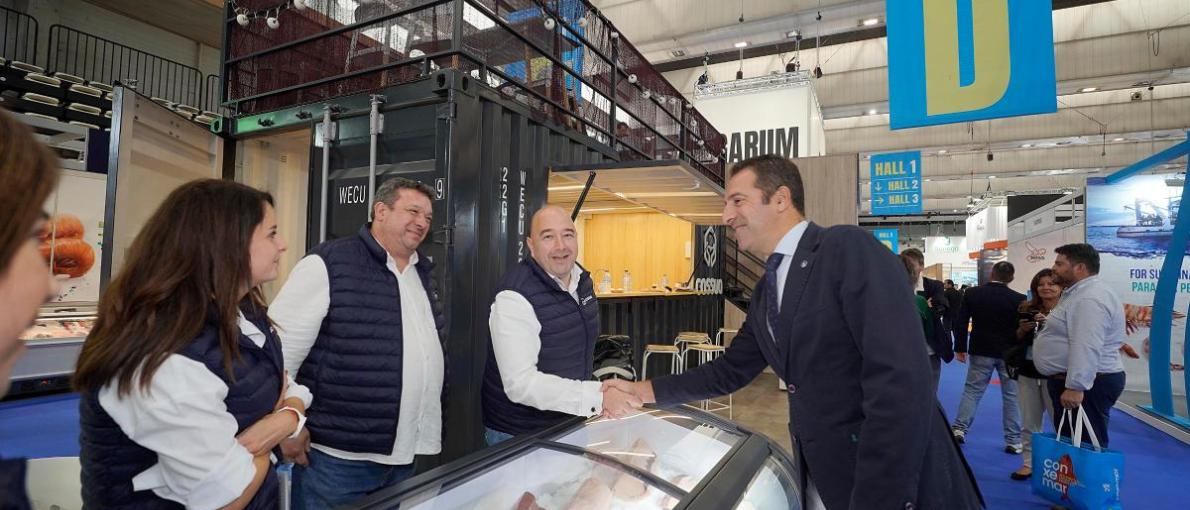 Alfonso Villares destaca o apoio da Xunta á potencia exportadora da cadea mar-industria galega con preto de 4,7 millóns de euros no 2024
