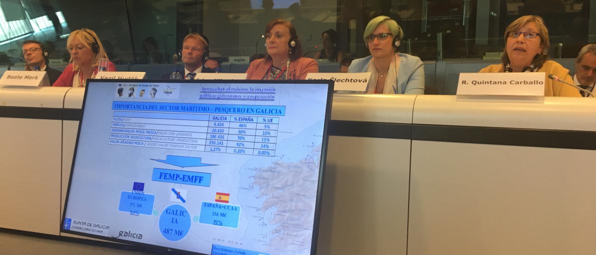 A conselleira do Mar participou en Bruxelas no obradoiro Aproveitar ao máximo a inversión pública: gobernanza e cooperación, do VII Foro de Cohesión da Unión Europea