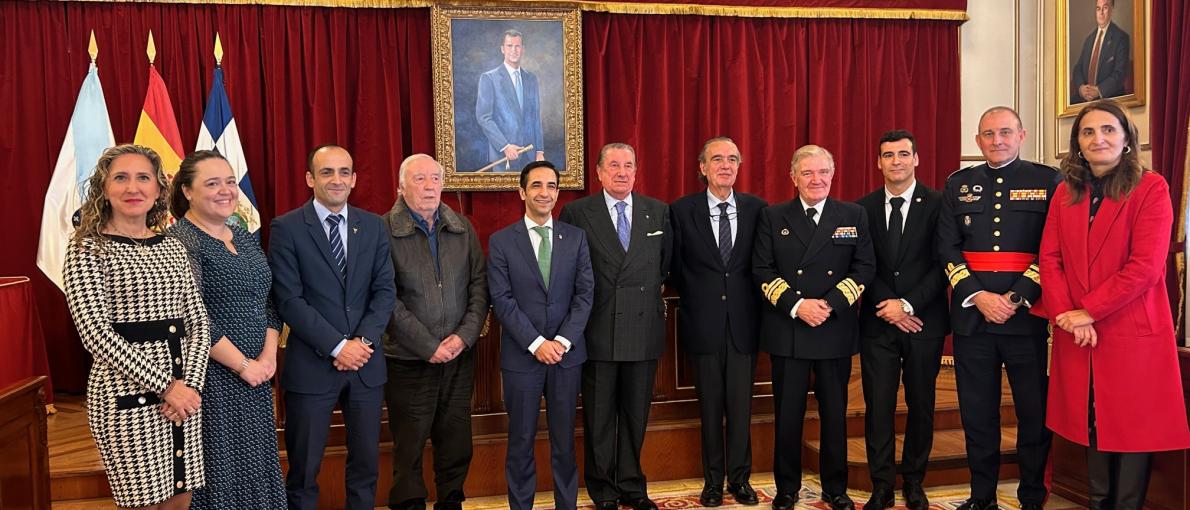 A delegada territorial da Xunta asiste no concello de Ferrol á conferencia de Francisco Vázquez con motivo do XVL aniversario da Constitución Española