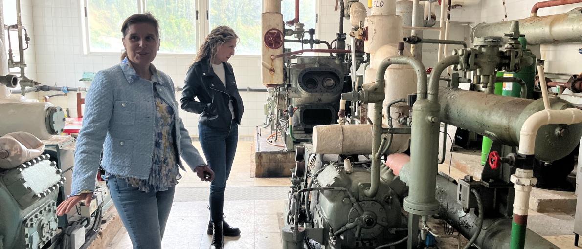 Martina Aneiros pon en valor as últimas actuacións realizadas pola Confraría de Cedeira nos equipamentos pesqueiros e instalacións portuarias