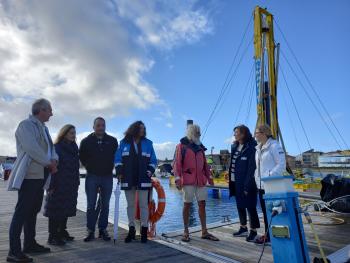 A Xunta impulsa a mellora das instalacións náuticas da Pobra do Caramiñal con fondos europeos